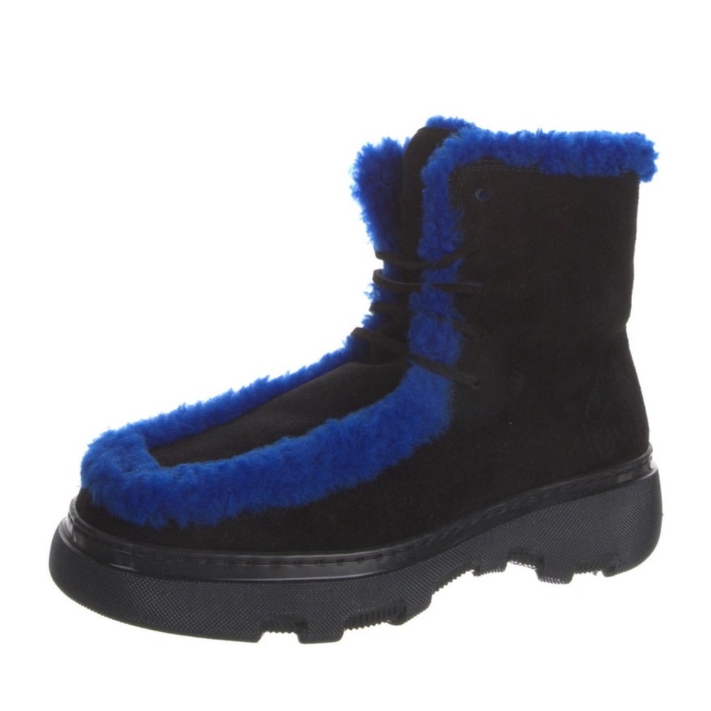 Burberry Suede Lug Boots